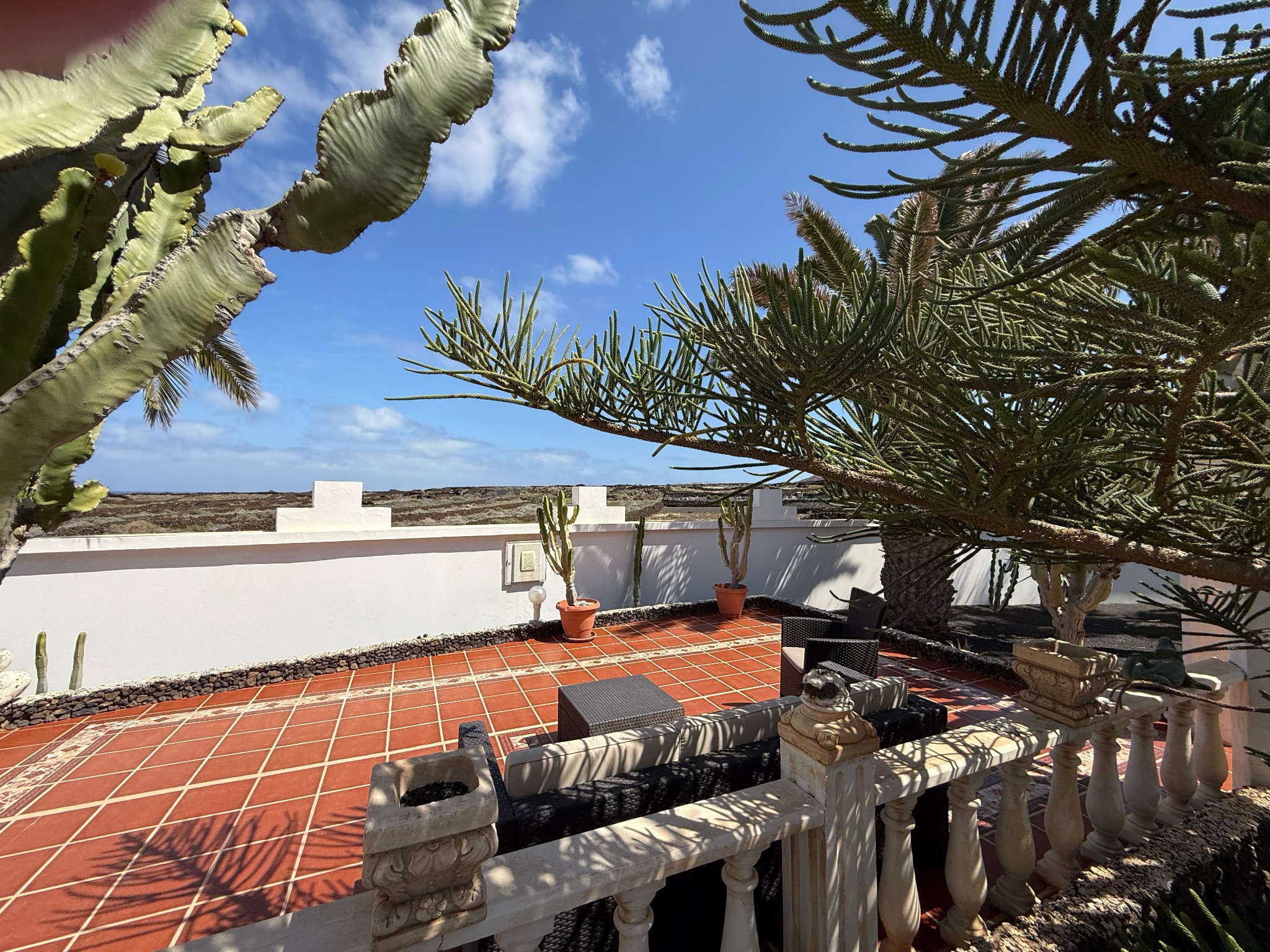 Patio der Villa